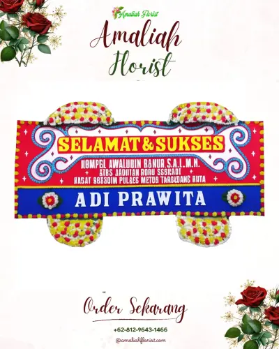 Karangan Bunga Ucapan Selamat ganjaresik