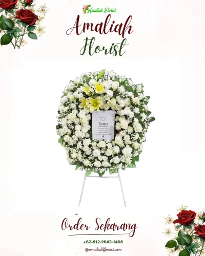 Krans Bunga Duka Cita ganjaresik